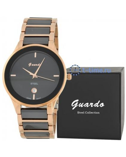 Часы GUARDO S00395B IPRG Black