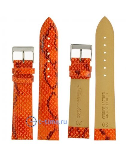 Ремешок MARIO NOTTI S-07, 20 р-р, Mandarino, L