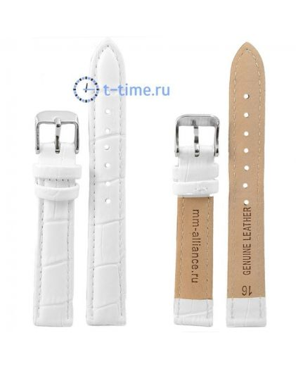 Ремешок MM-ALLIANCE S-01, 16 р-р, white, L