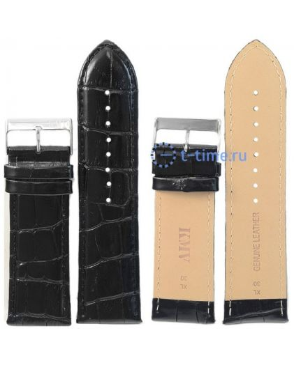 Ремешок для часов KMV S-11, 30 р-р, чер, XL