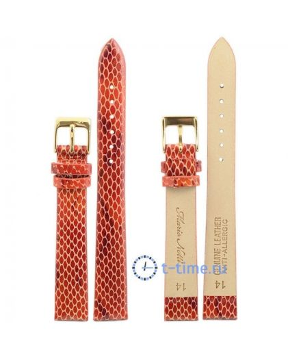 Ремешок для часов MARIO NOTTI S-07, 14 р-р, mandarino, L