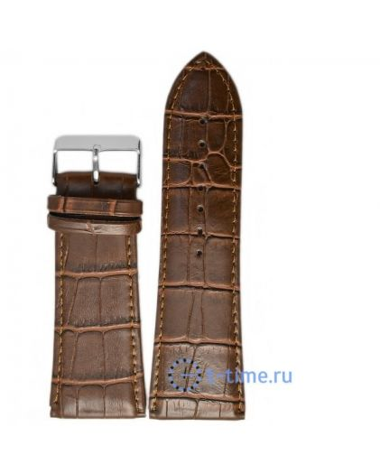 Ремешок для часов 30 мм 725 croco корич