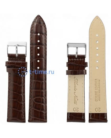 Ремешок MARIO NOTTI S-16, 20 р-р, Brown, L