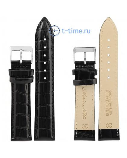 Ремешок MARIO NOTTI S-16, 20 р-р, Nero, L