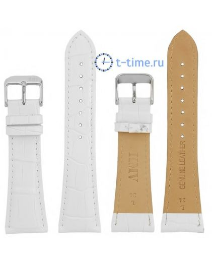 Ремешок KMV S-25, 24 р-р, white, L