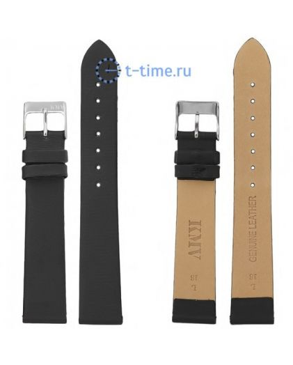 Ремешок для часов KMV S-21, 18 р-р, черный, L