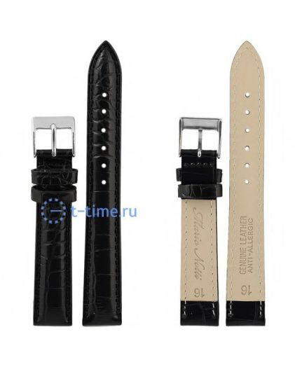 Ремешок MARIO NOTTI S-09, 16 р-р, Nero, L