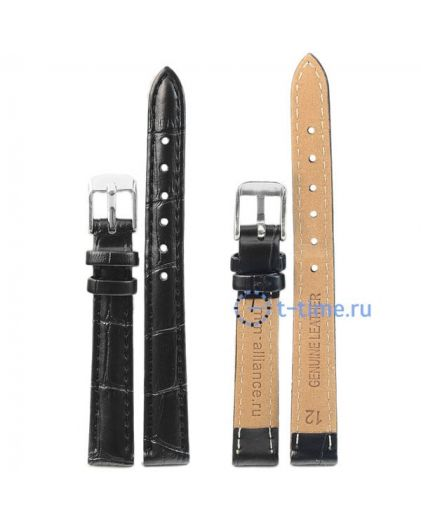 Ремешок для часов MM-ALLIANCE S-01, 12 р-р, black, L