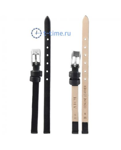 Ремешок для часов KMV S-22, 6 р-р, чер, M