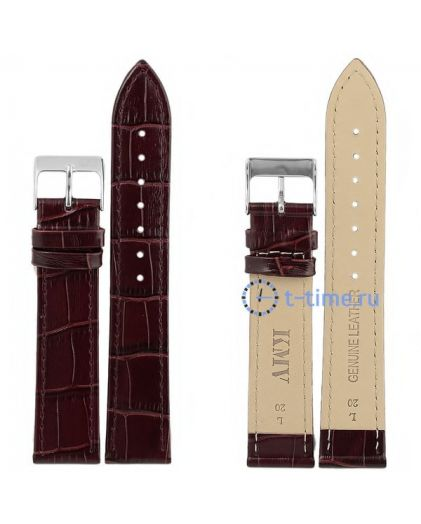 Ремешок KMV S-11, 20 р-р, бургундия, L