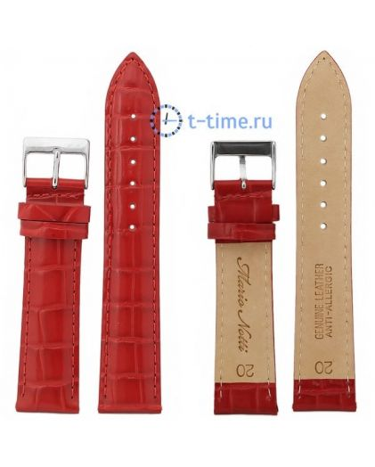 Ремешок MARIO NOTTI S-16, 20 р-р, Red, L