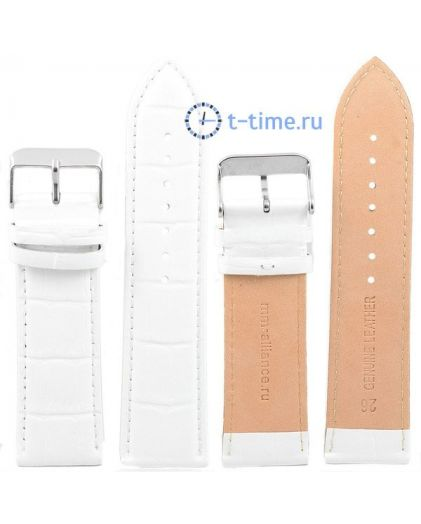 Ремешок для часов MM-ALLIANCE S-01, 26 р-р, white, L
