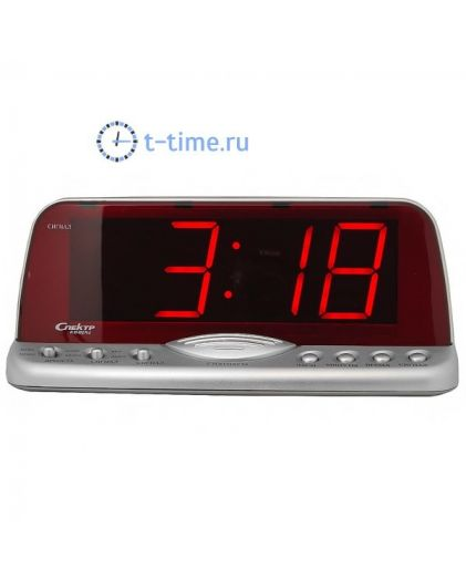 Часы сетевые Спектр СК 1220-С-К кварц купить в интернет-магазине t-time.ru