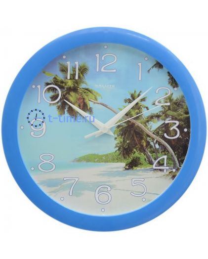 Настенные часы Салют П-Б4.1-347 пляж