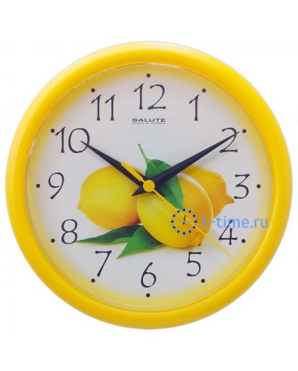Настенные часы Салют ПЕ-Б2-202 лимон