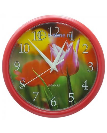Настенные часы Салют ПЕ-Б1-254 тюльпан