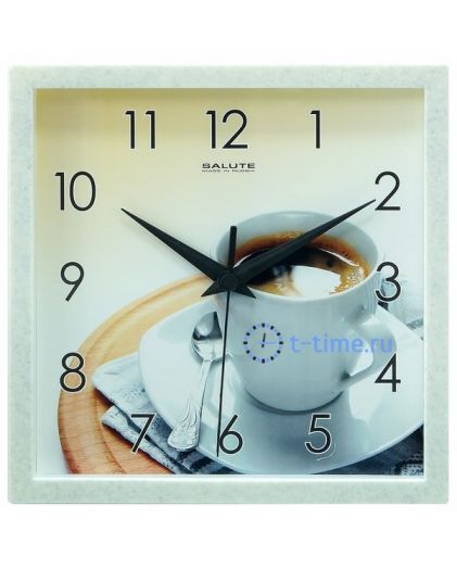 Настенные часы Салют ПЕ-А8-249 кофе 2