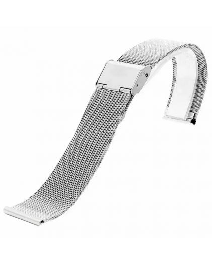 Браслет для часов TIOTIME B364-180-12S 12 мм миланское плетение серебристый