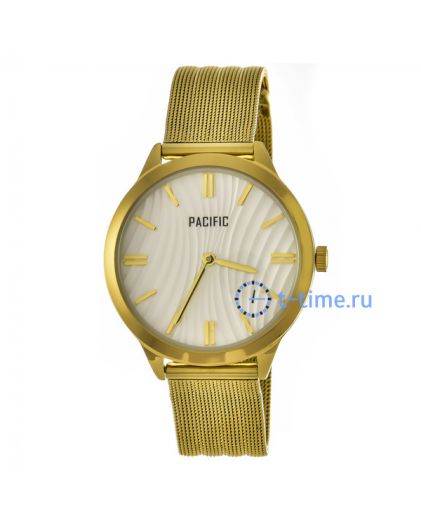 Pacific X6153 корп-золот циф-бел золот браслет