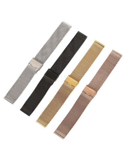 Браслет для часов TIOTIME B360-180-22G 22 мм миланское плетение желтое золото