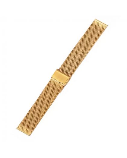 Браслет для часов TIOTIME B368-180-20G 20 мм миланское плетение жёлтое золото