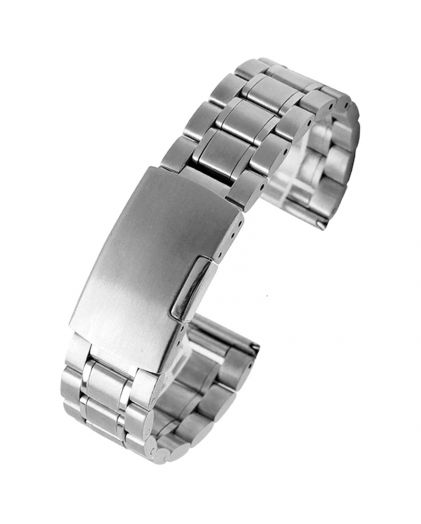 Браслет TIOTIME B151-170-22S 22 мм литой кнопка хром