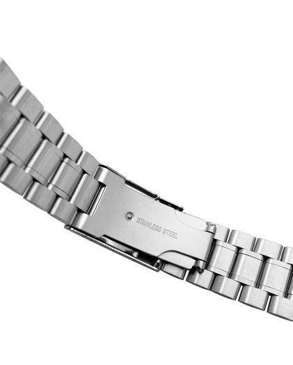 Браслет для часов TIOTIME B151-170-22S 22 мм литой кнопка хром