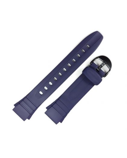 Ремешок для часов Casio F-200W-2A, F-200W-2B, 10096112 темно-синий