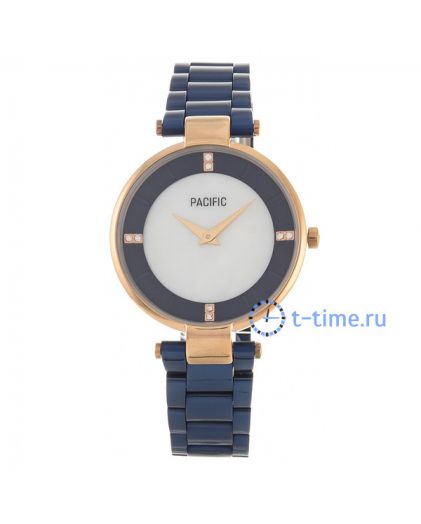 Pacific X6119 корп-роз циф-син/перл син браслет