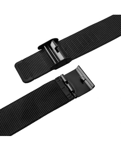 Браслет для часов TIOTIME B364-180-10B 10 мм миланское плетение черный