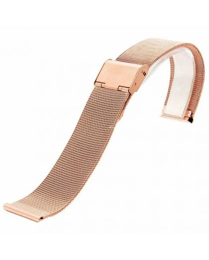 Браслет для часов TIOTIME B364-180-8R 8 мм миланское плетение розовое золото