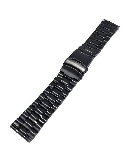 Браслет для часов TIOTIME B141-170-24B 24 мм литой черный