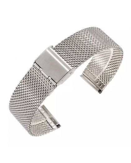 Браслет TIOTIME B368-180-24S 24 мм сетка серебристый