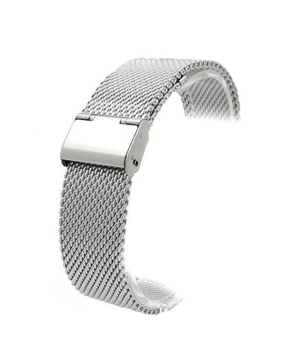 Браслет для часов TIOTIME B368-180-24S 24 мм миланское плетение серебристый