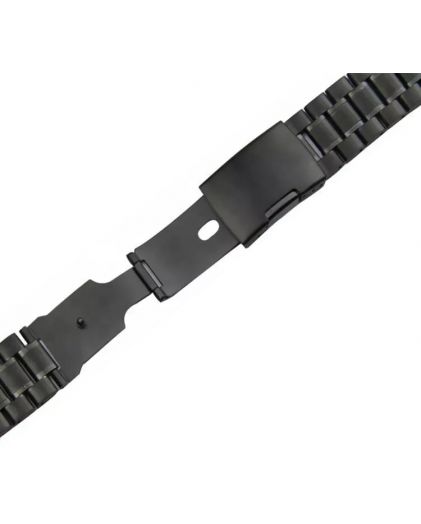 Браслет для часов TIOTIME B151-170-18B 18 мм литой кнопка черный