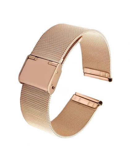 Браслет TIOTIME B364-180-24R 24 мм сетка розовое золото