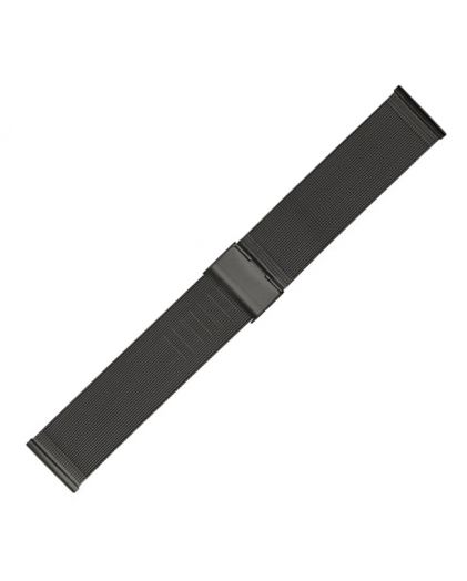 Браслет для часов TIOTIME B364-180-24B 24 мм миланское плетение черный
