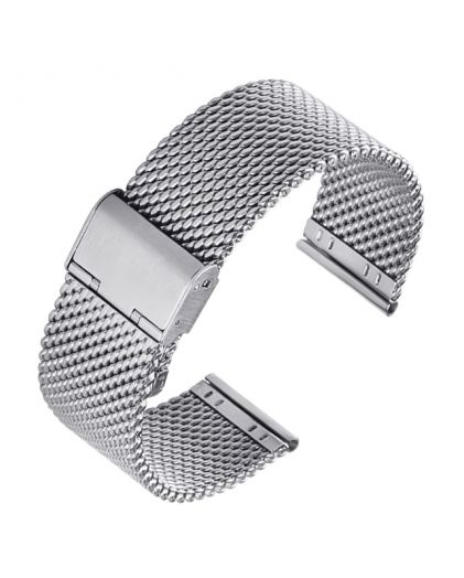Браслет TIOTIME B360-180-24S 24 мм сетка серебристый