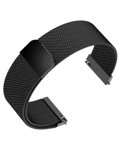 Браслет TIOTIME B386-190-22B 22 мм магнит сетка черный