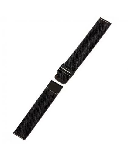Браслет для часов TIOTIME B368-180-24B 24 мм миланское плетение черный