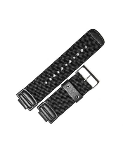 Ремешок для часов Casio G7900MS-1, 10372541 ткань черный