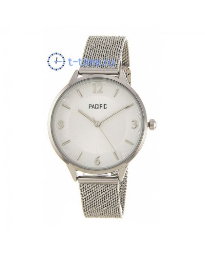 Pacific X6174 корп-хром циф-бел браслет