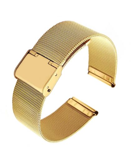 Браслет TIOTIME B364-180-24G 24 мм сетка желтое золото