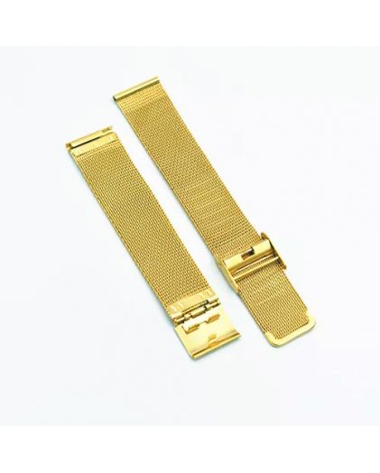 Браслет для часов TIOTIME B364-180-24G 24 мм миланское плетение желтое золото