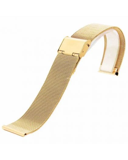 Браслет для часов TIOTIME B364-180-24G 24 мм миланское плетение желтое золото