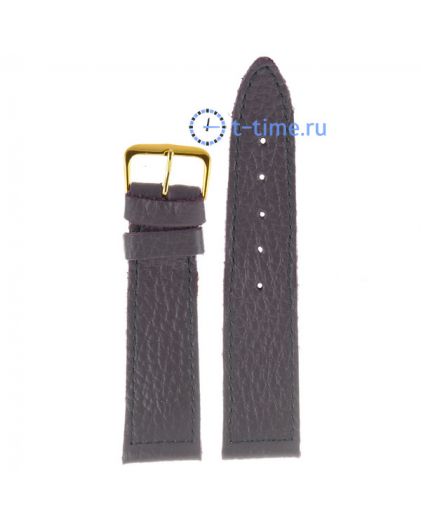 Ремешок для часов ЗНАМЯ №11 мод 22 мм бордо croco зол заст
