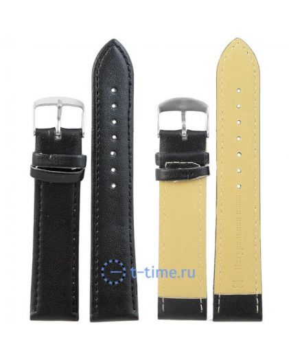 Ремешок PERFECT чер 22 мм xxl экокожа