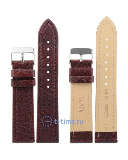 Ремешок KMV S-10, 22 р-р, бургун, L
