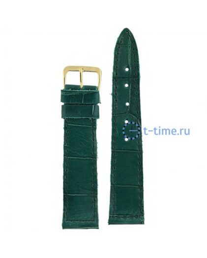 Ремешок для часов ЗНАМЯ №22 мод. 20 мм зел croco