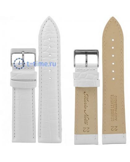 Ремешок MARIO NOTTI S-09, 22 р-р, White, L